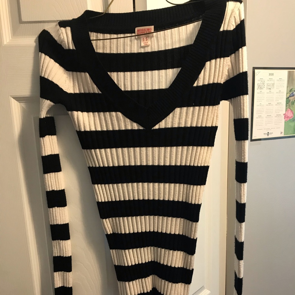 Black and White Sweater